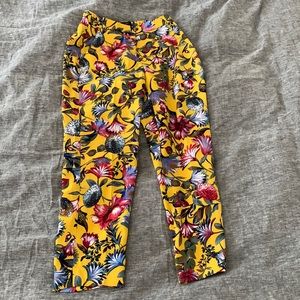 JCrew floral “easy” pant